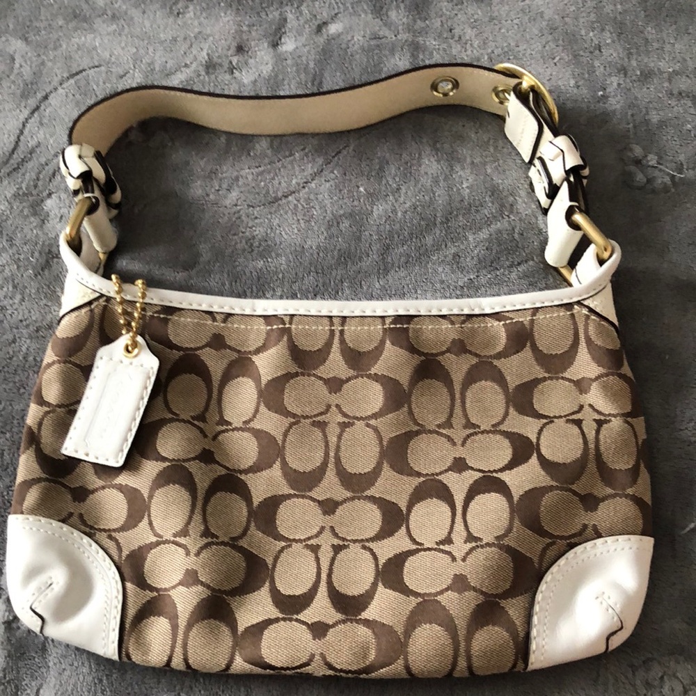 Coach Bag white small new without tags